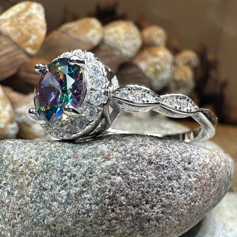 Load image into Gallery viewer, Innes Celtic Topaz Ring

