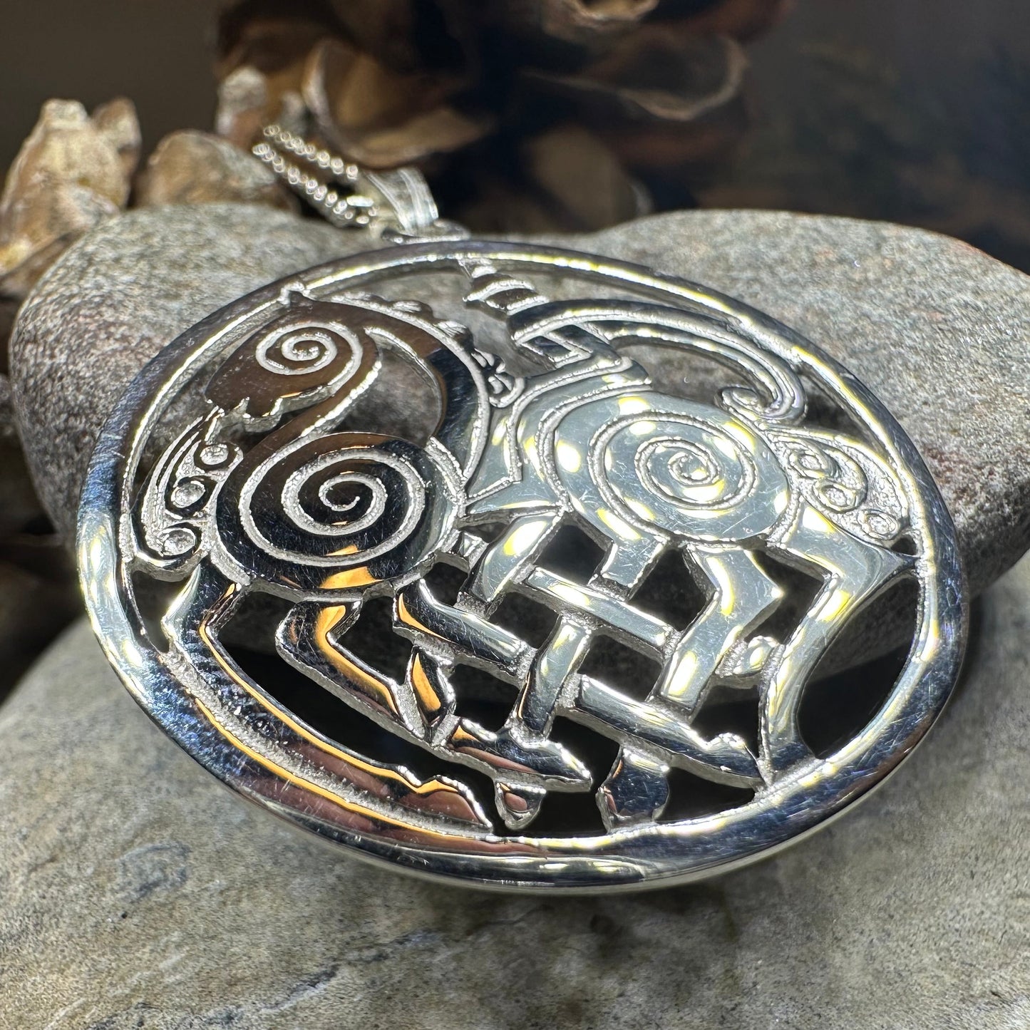Sleipnir Norse Odin Necklace - Handmade in Scotland