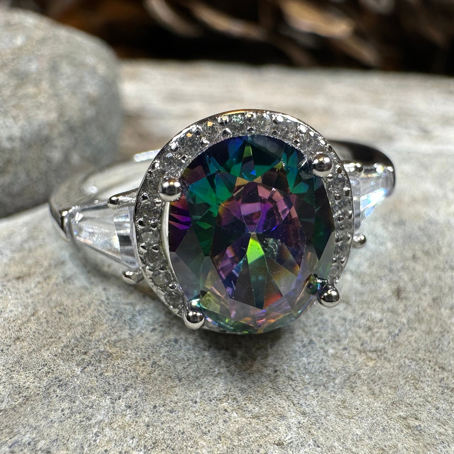 Scottish Lady Celtic Ring in Sterling Silver