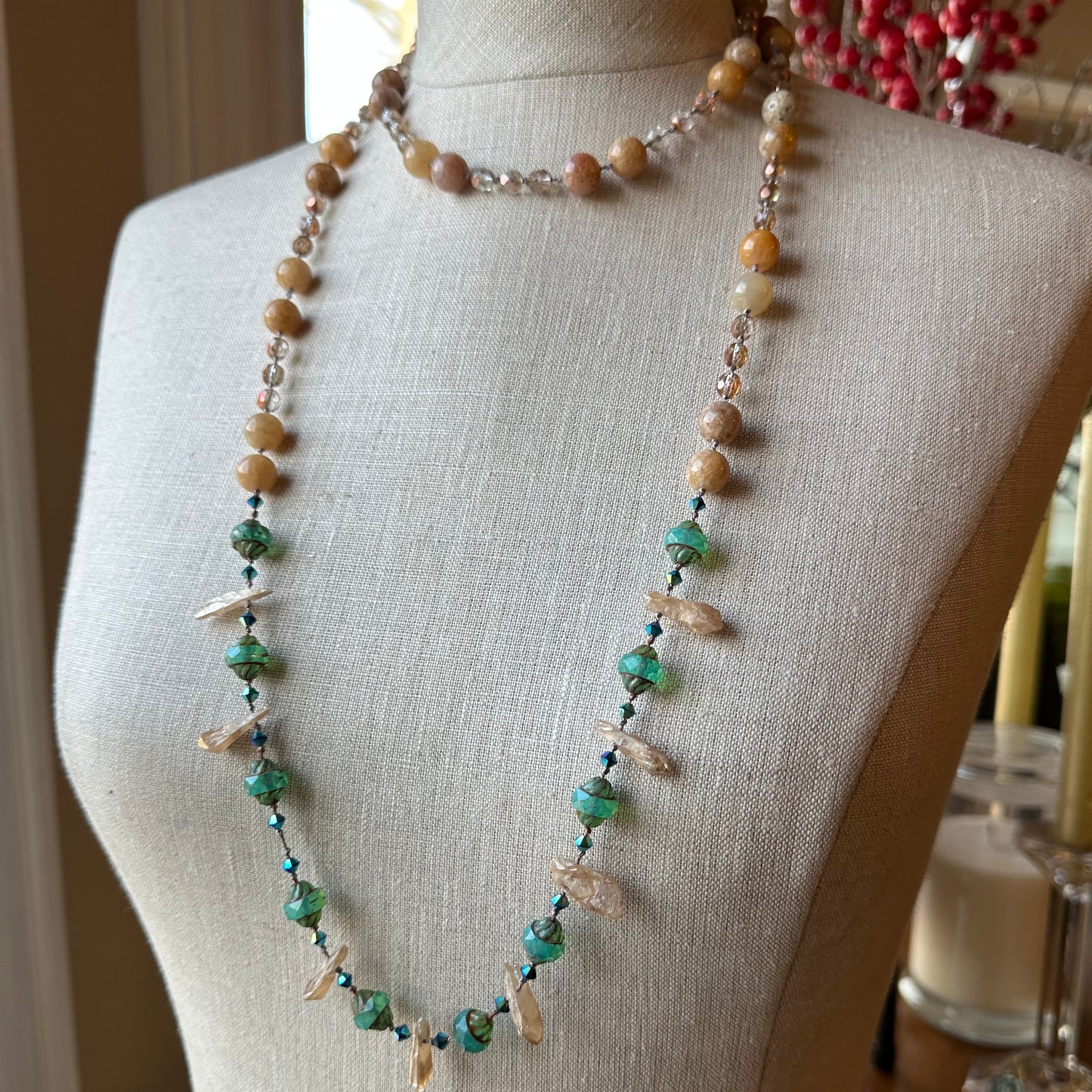 Keem Bay Crystal Necklace — view 16