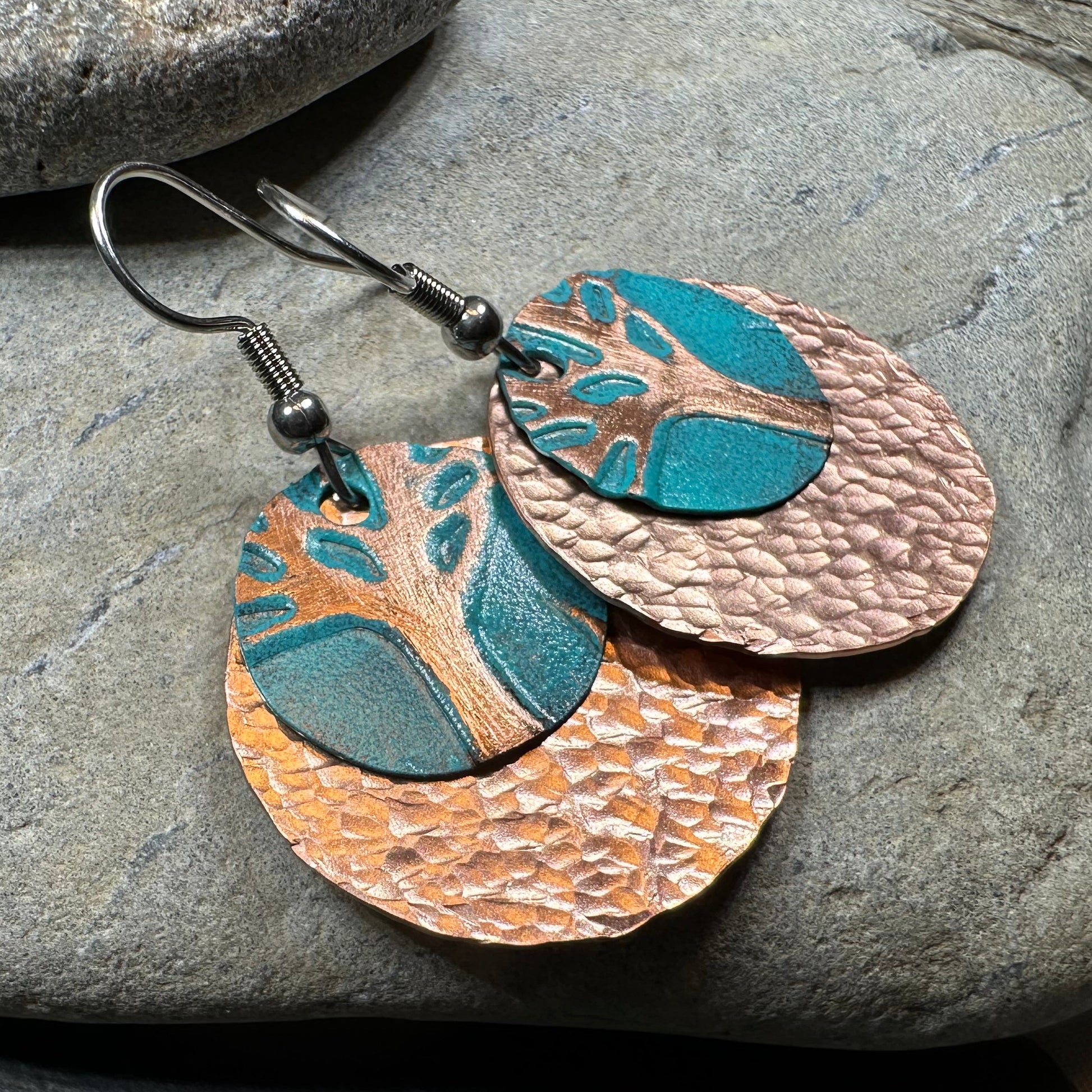 Daydream Tree of Life Copper Earrings