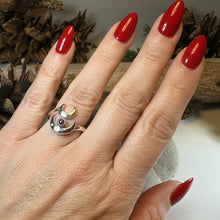Load image into Gallery viewer, Double Crescent Moon Ring
