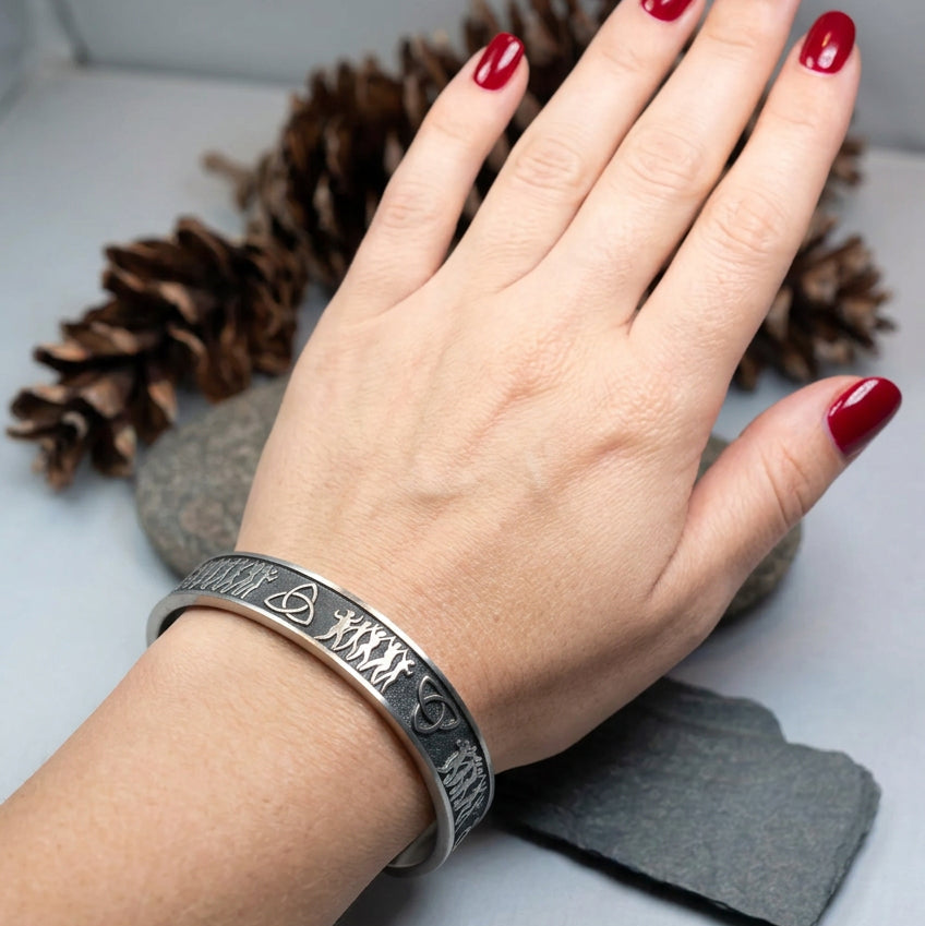 Celtic Sisters Trinity Knot Bracelet - Handmade in the U.S.A.