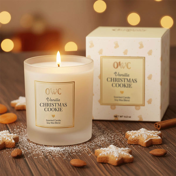 Vanilla Christmas Cookie Soy Wax Candle