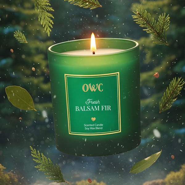 Fresh Balsam Fir Soy Wax Candle - Made in the U.S.A.