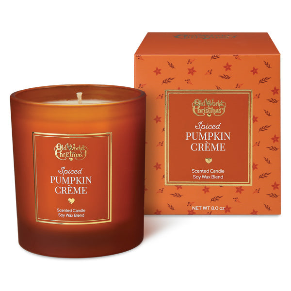Spiced Pumpkin Creme Soy Wax Candle - Made in the U.S.A.