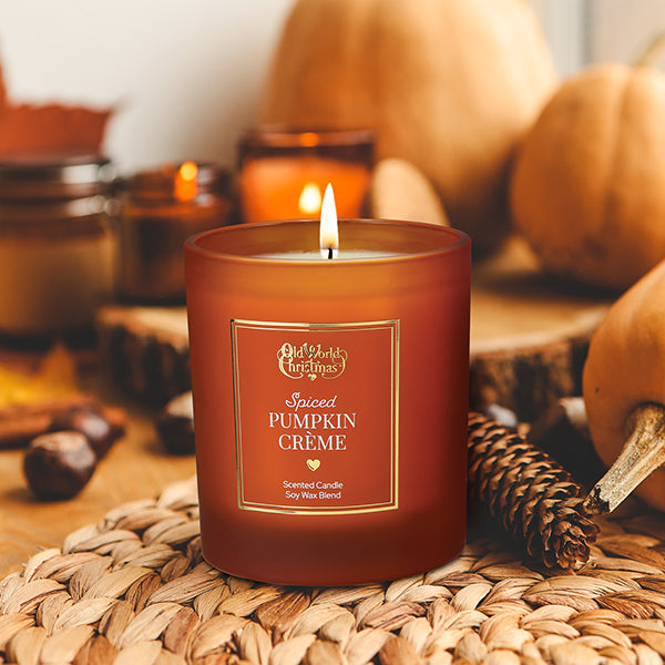 Spiced Pumpkin Creme Soy Wax Candle - Made in the U.S.A.