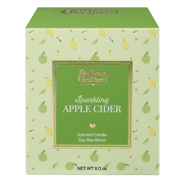 Sparkling Apple Cider Soy Wax Candle - Made in the U.S.A.