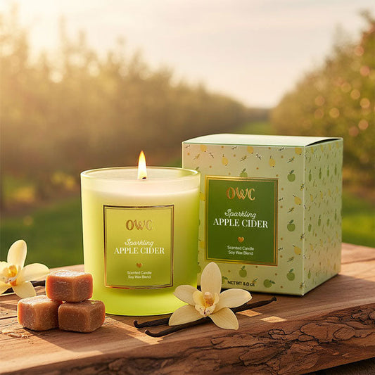 Sparkling Apple Cider Soy Wax Candle - Made in the U.S.A.