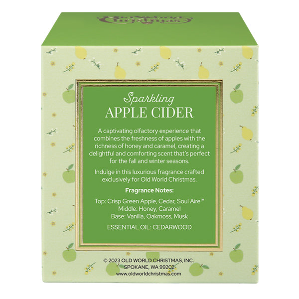 Sparkling Apple Cider Soy Wax Candle - Made in the U.S.A.