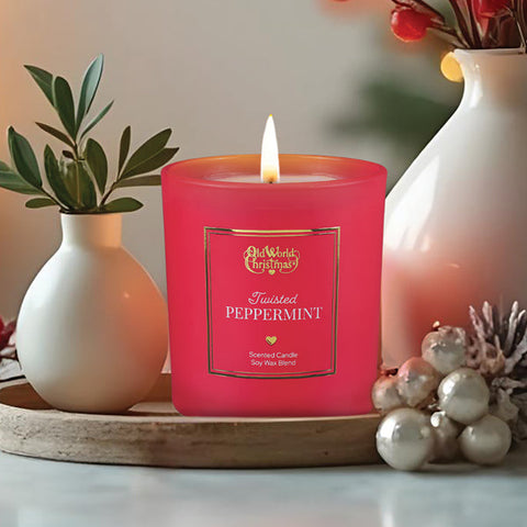 Load image into Gallery viewer, Twisted Peppermint Soy Wax Candle
