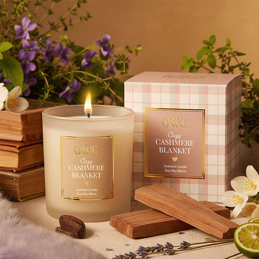 Cozy Cashmere Blanket Soy Wax Candle - Made in the U.S.A.
