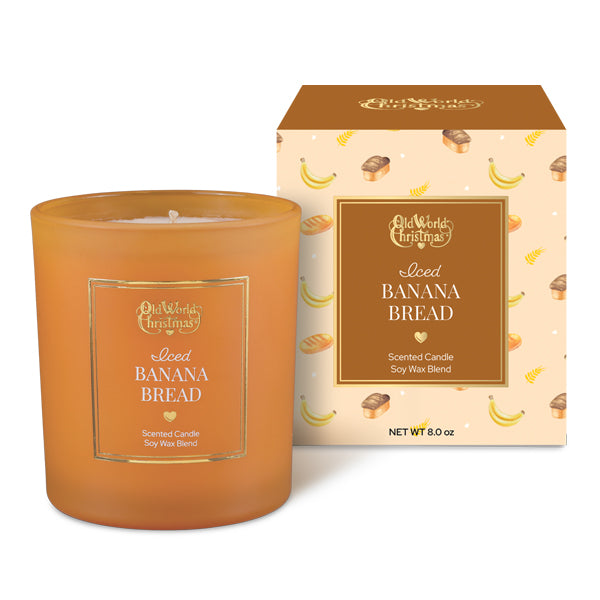 Iced Banana Bread Soy Wax Candle - Made in the U.S.A.
