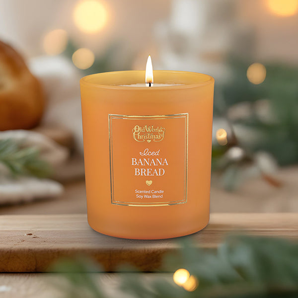 Iced Banana Bread Soy Wax Candle - Made in the U.S.A.