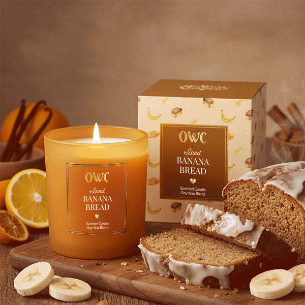 Iced Banana Bread Soy Wax Candle