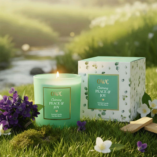 Calming Peace & Joy Soy Wax Candle