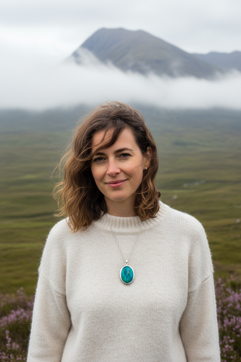 Load image into Gallery viewer, Scottish Highlands Necklace with Heathergems
