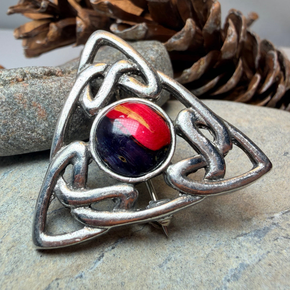 Heathergems Pictish Celtic Knot Brooch - Handmade in Scotland