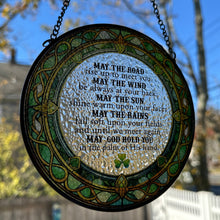 Load image into Gallery viewer, Irish Blessing Suncatcher
