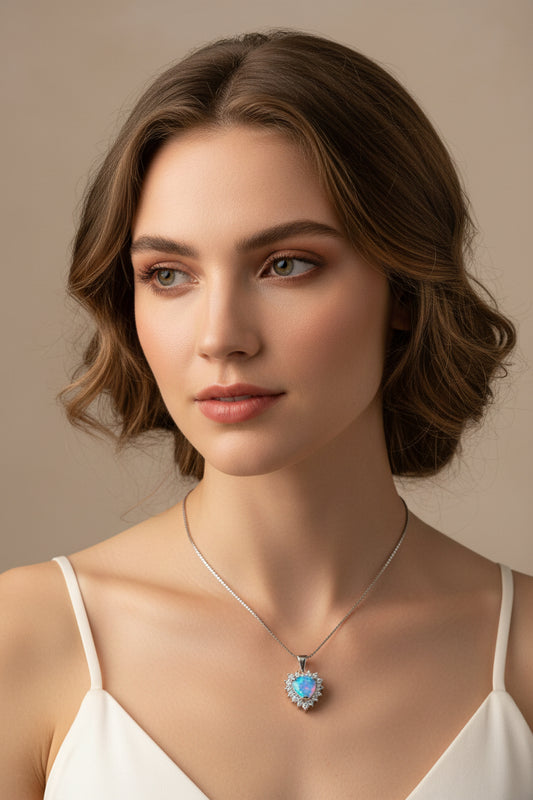 Pure at Heart Opal Necklace