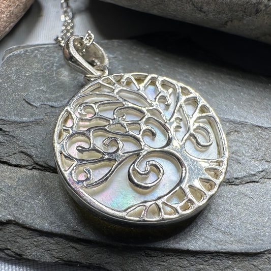 Gynnifer Tree of Life Necklace in Sterling Silver — view 13