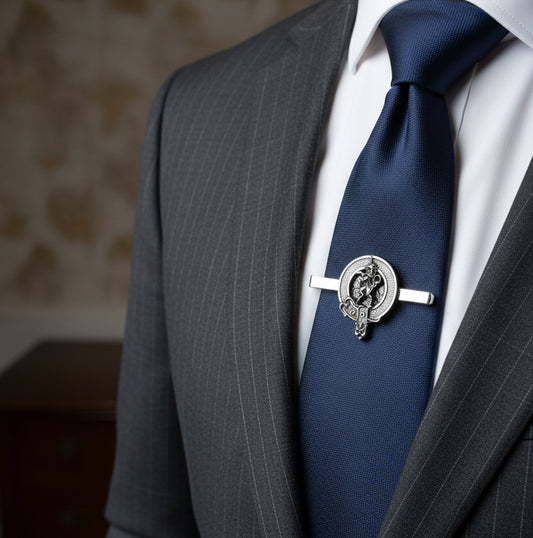 Scotland Unicorn Tie Bar for Men - Handmade in Scotland