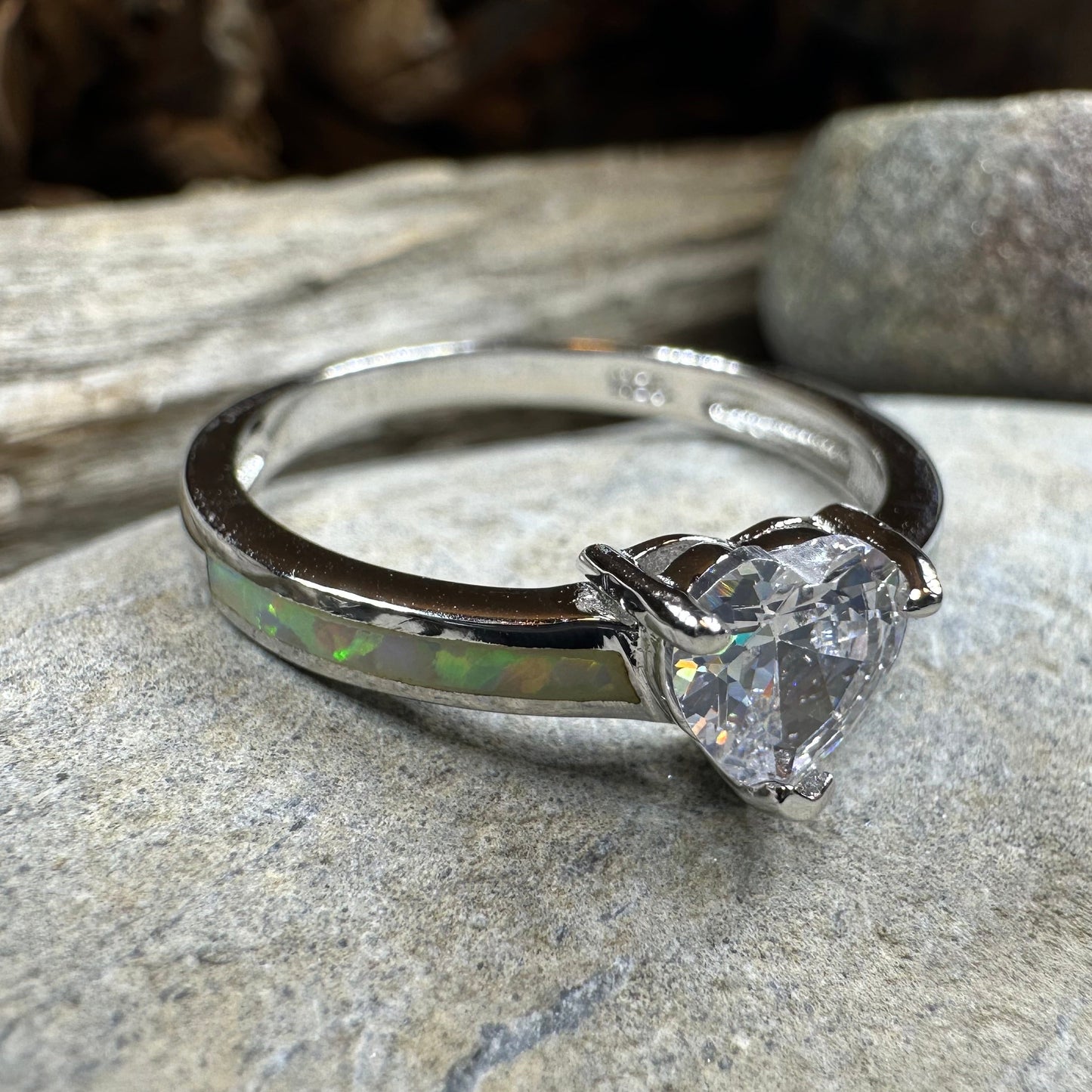 My Heart Opal Ring