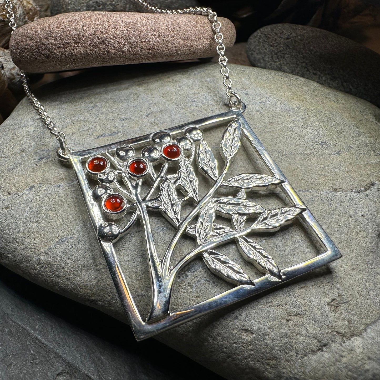 Rowan Tree of Life Necklace - Handmade in Scotland — view 5