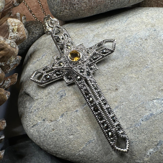 Wyn Celtic Cross Necklace — view 8