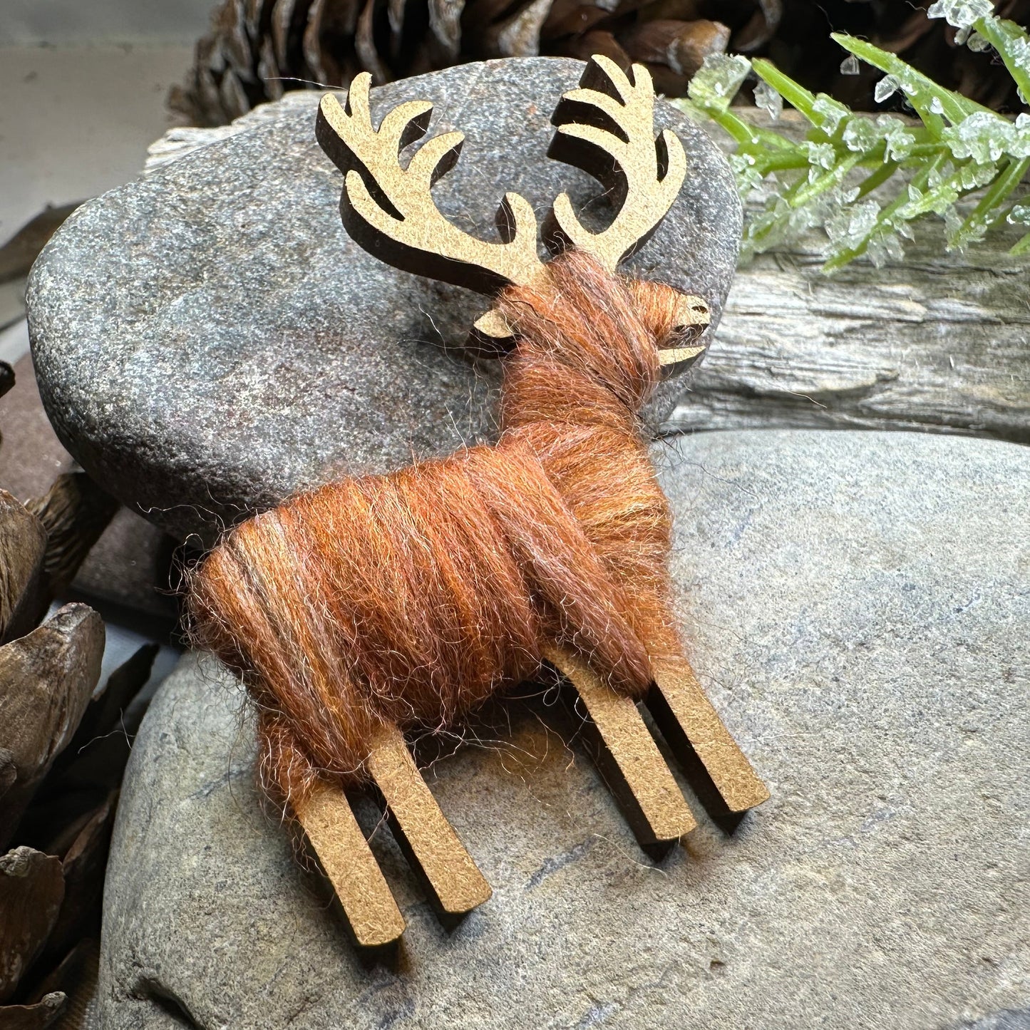 Scottish Highland Stag Scatter Pin - Handmade in Scotland