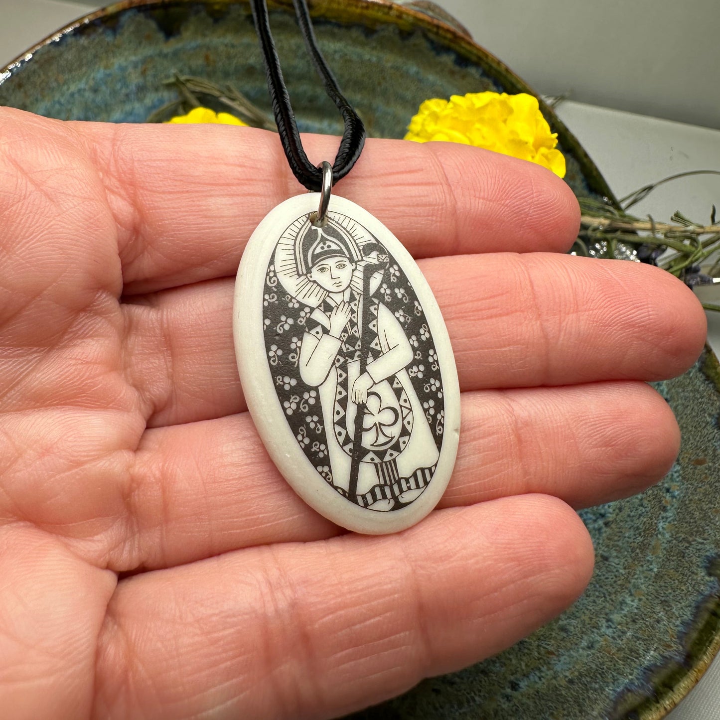 Artisan Irish Saint Patrick Necklace - Handmade in the U.S.A.