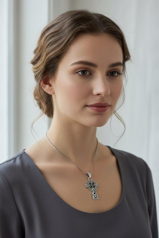 True Path Celtic Cross Necklace — view 6