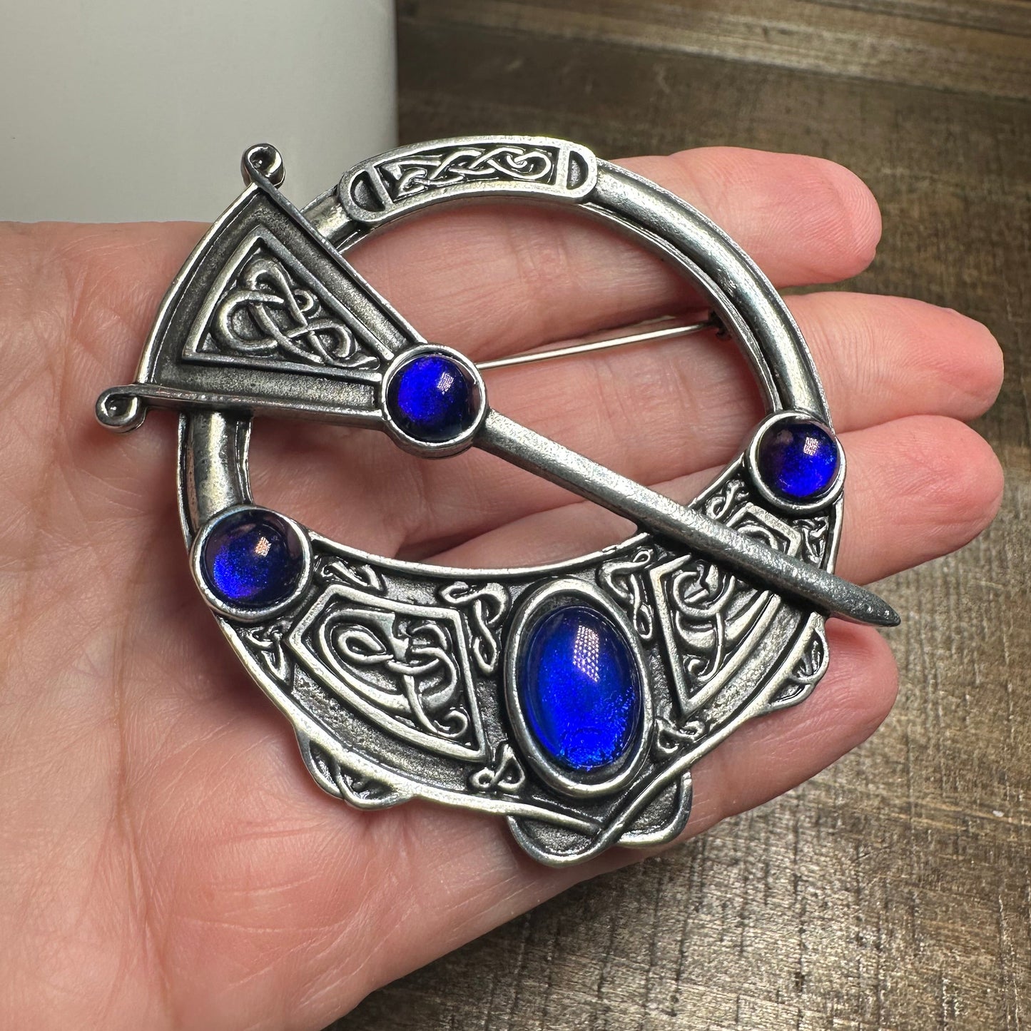 Lochdaw Celtic Penannular Brooch - Handmade in Scotland