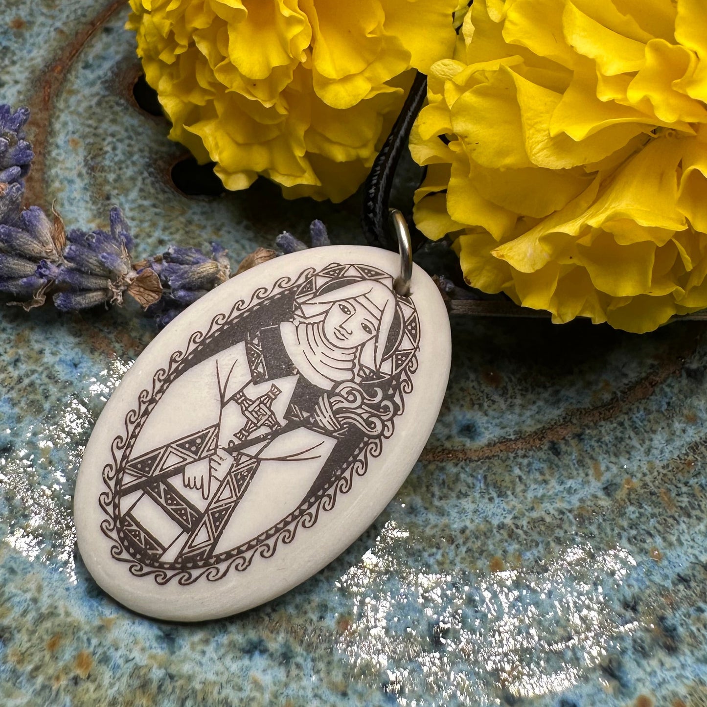 Artisan Irish Saint Brigid Necklace - Handmade in the U.S.A.