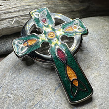 Load image into Gallery viewer, Ireland Celtic Cross Brooch
