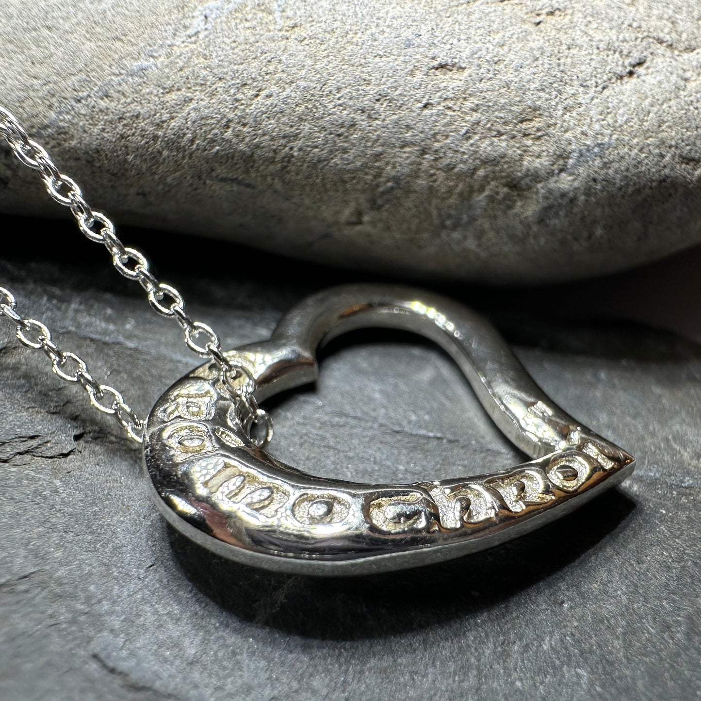 Irish Heart Gra Mo Chroi Necklace - Made in Ireland