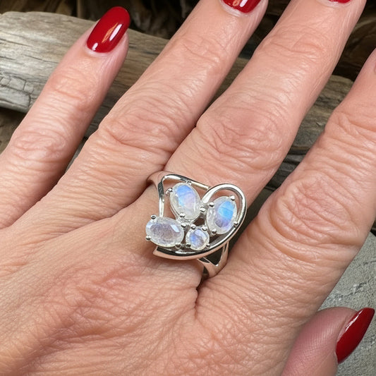 Talia Moonstone Ring — view 3