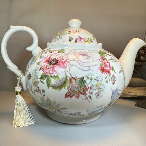 Load image into Gallery viewer, Dream Garden Fine China Teapot
