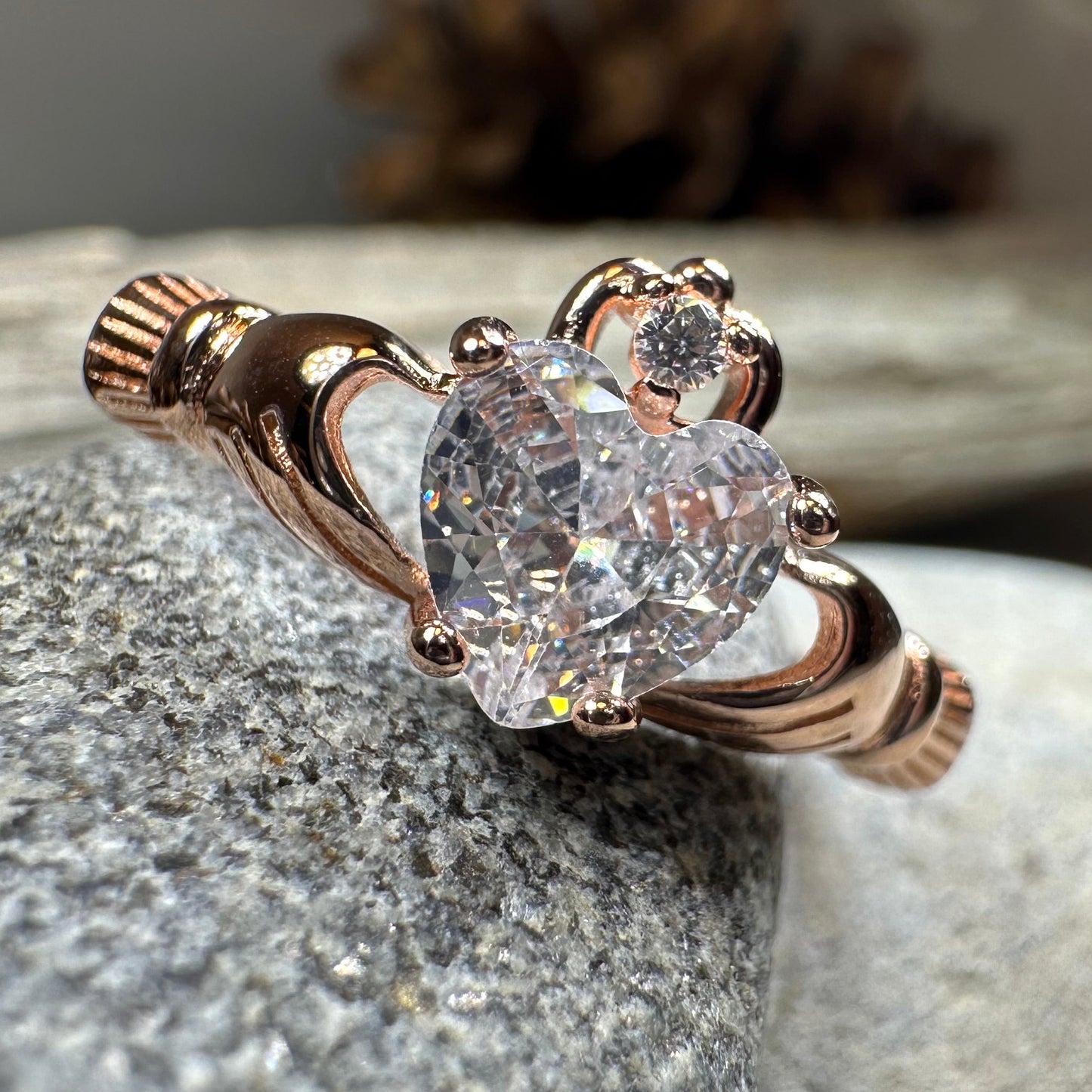 Emyvale Claddagh Ring — view 7