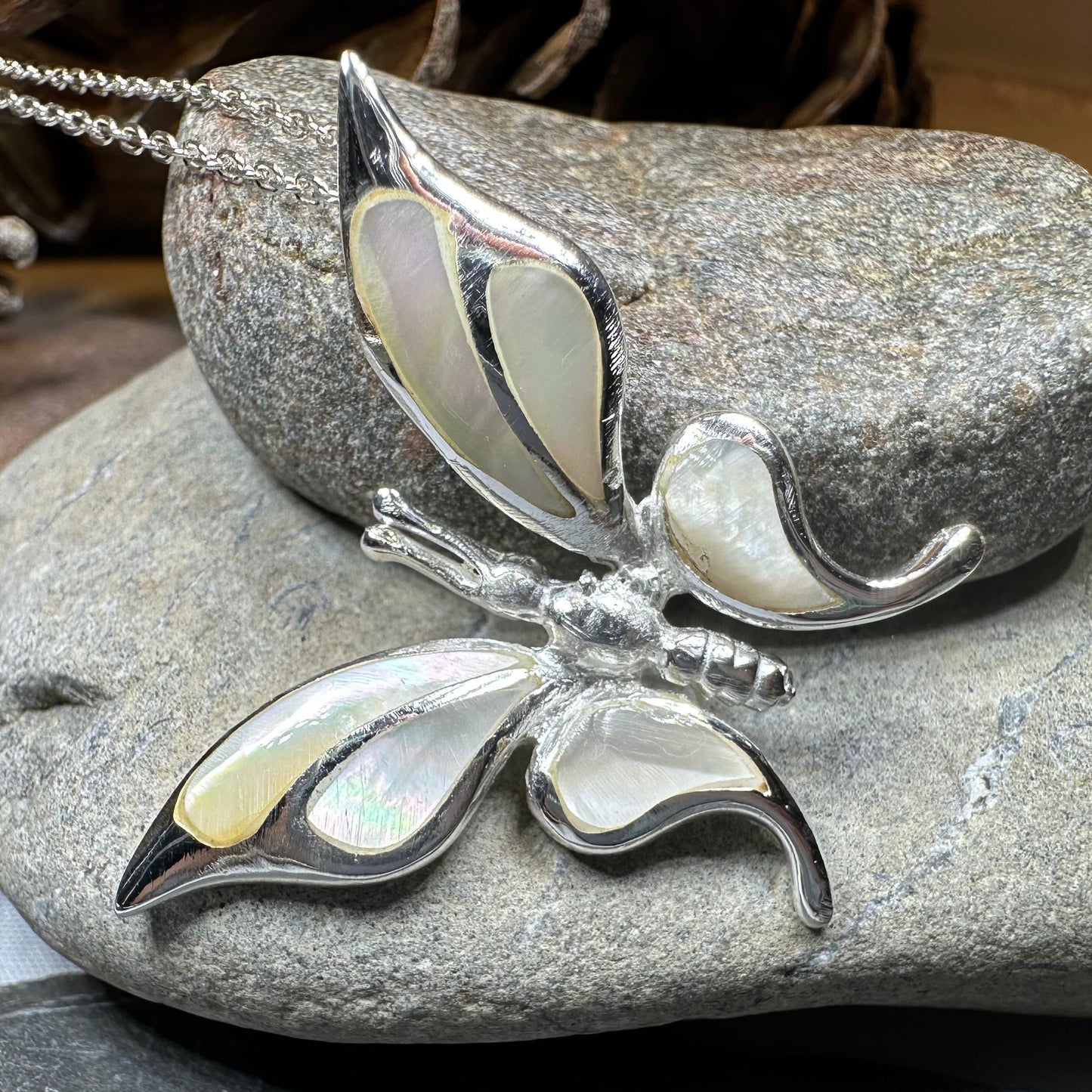 Brooke Butterfly Necklace — view 2