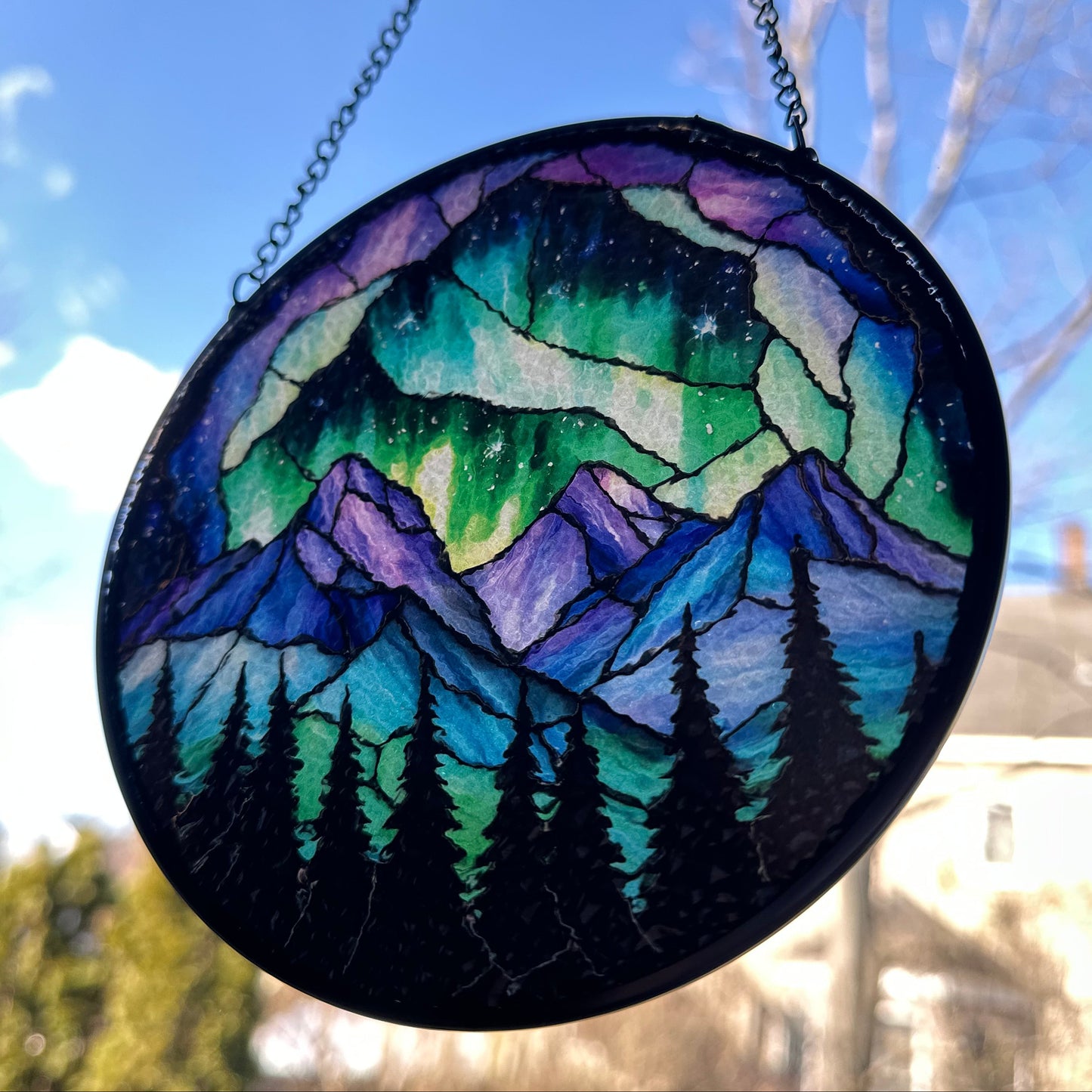 Aurora Borealis Suncatcher