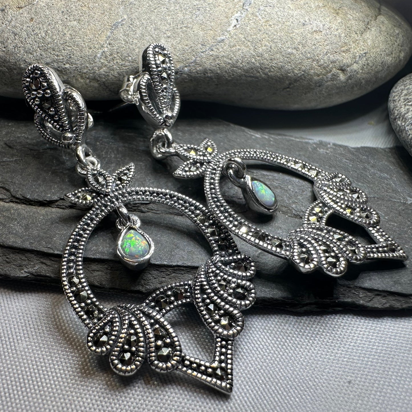 Antoinette Marcasite Earrings