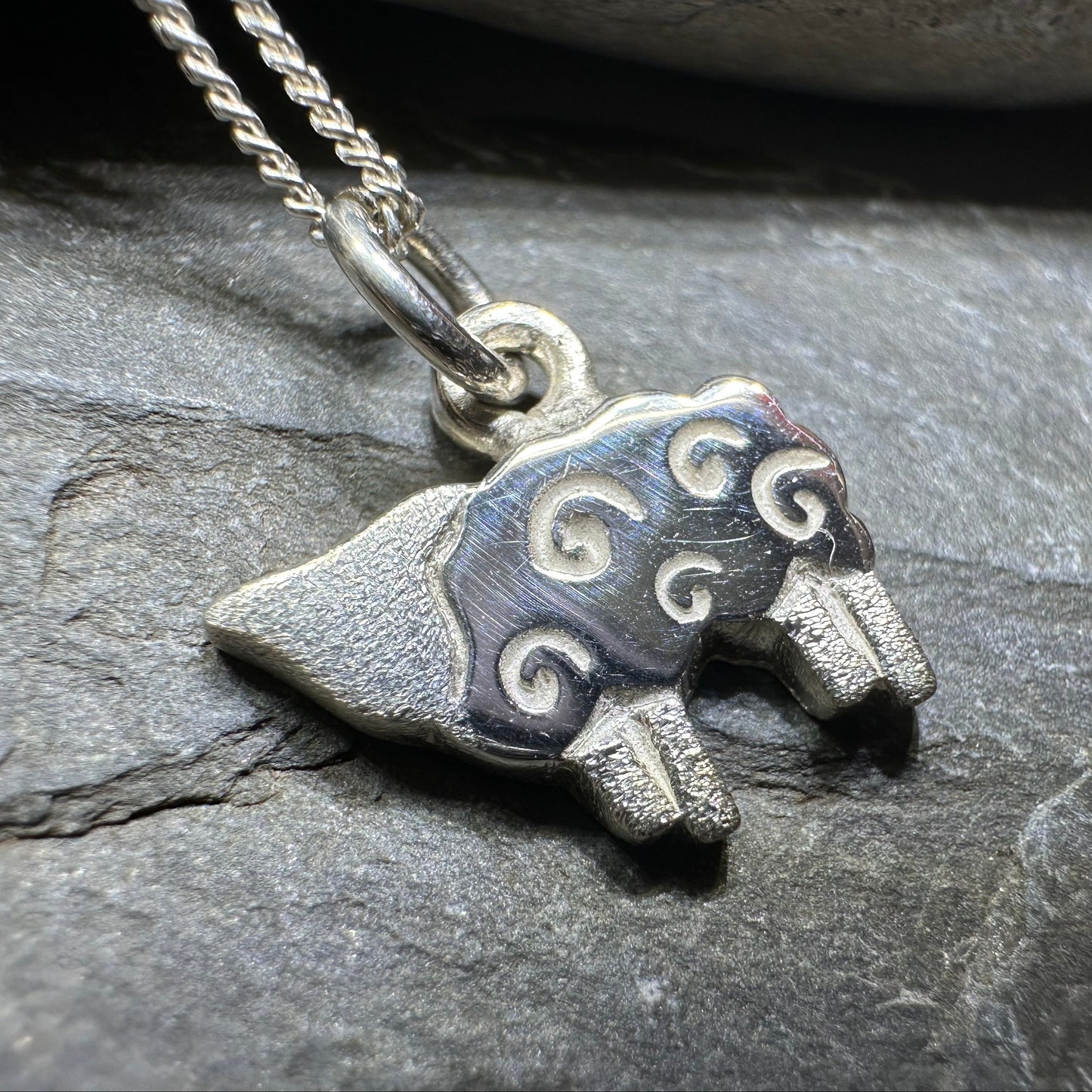 Love Ewe Sheep Necklace - Handmade in Scotland