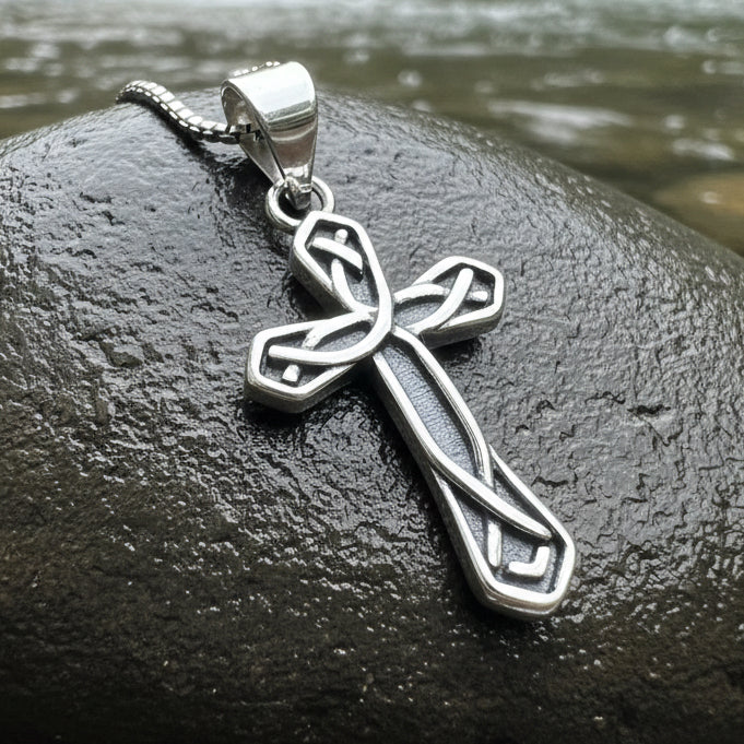 Charity Petite Celtic Cross Necklace