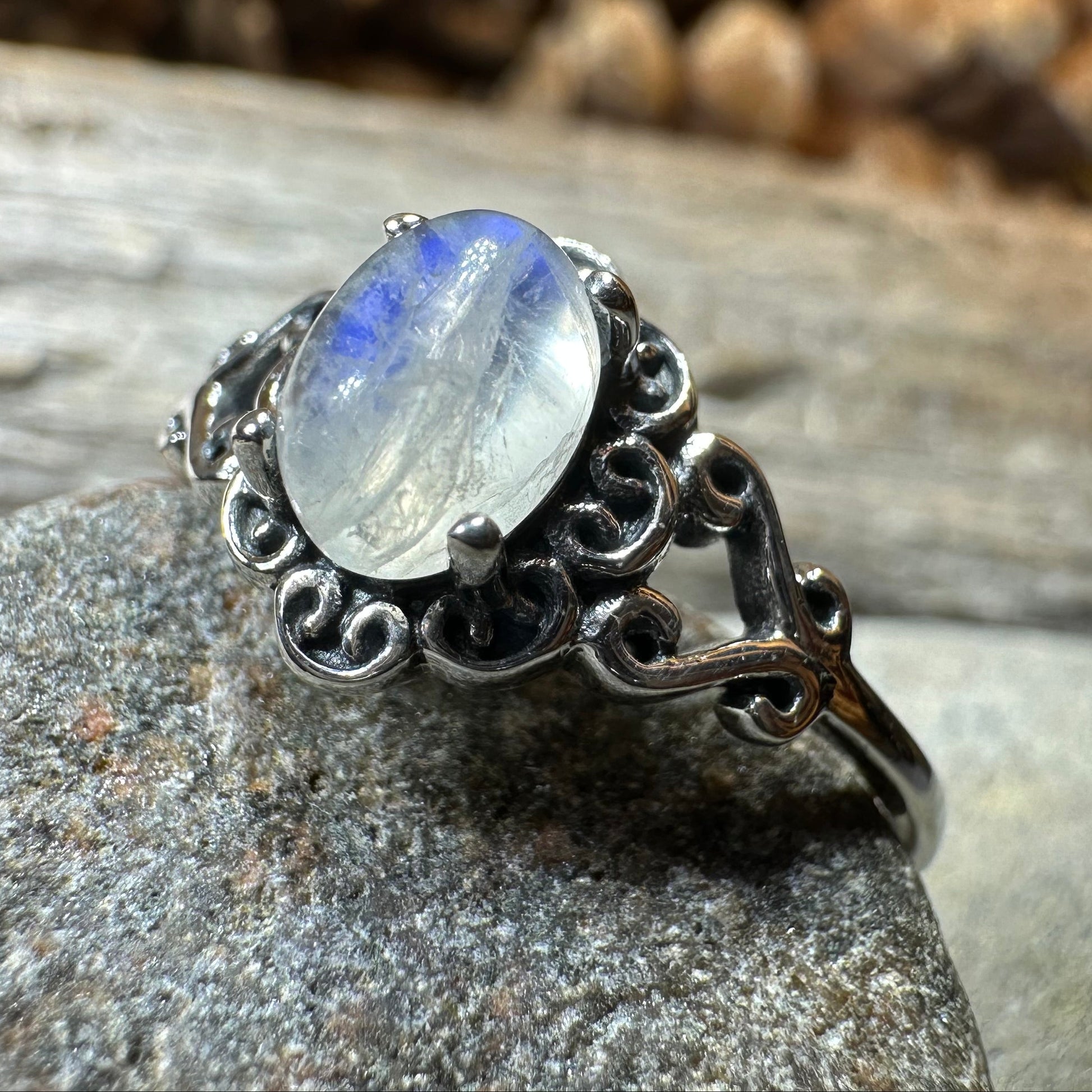 Dulciana Moonstone Ring — view 2