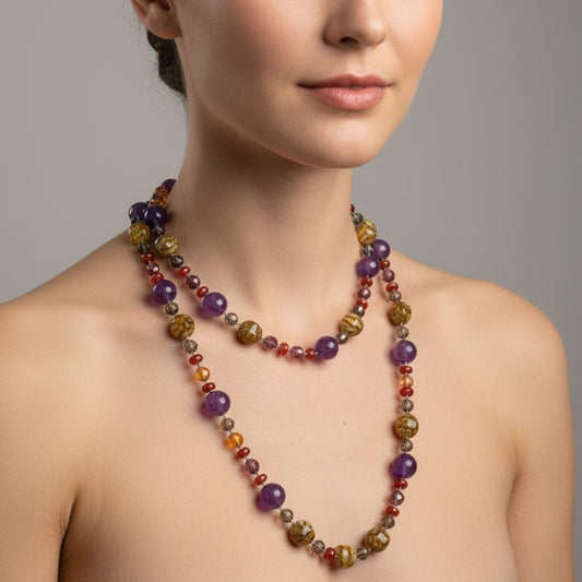 Italian Holiday Long Necklace