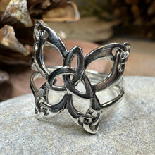 Load image into Gallery viewer, Trinity Knot Butterfly Ring

