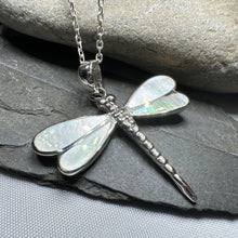 Load image into Gallery viewer, Shimmering Dragonfly Necklace
