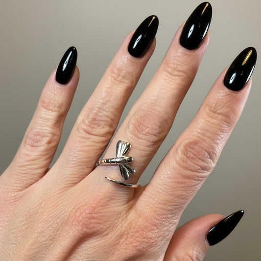 Dragonfly Wrap Ring in Sterling Silver