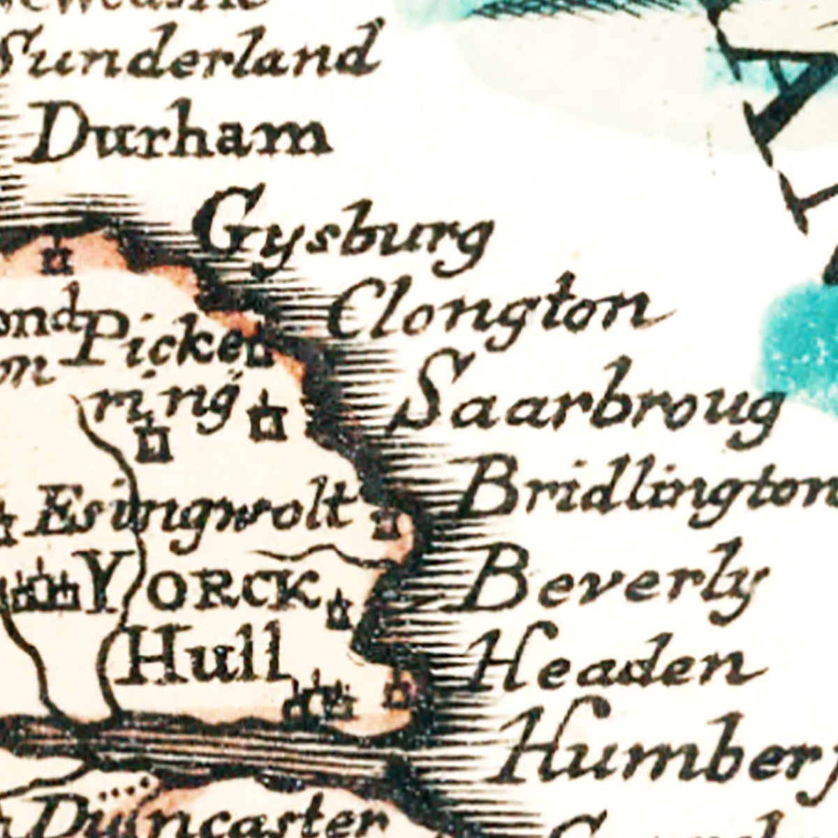Vintage Map of England, Scotland & Ireland 1790 Wall Art
